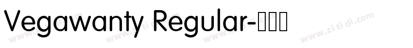 Vegawanty Regular字体转换